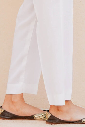 Plain Fitted Pants 1